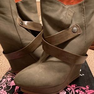Wedge Booties